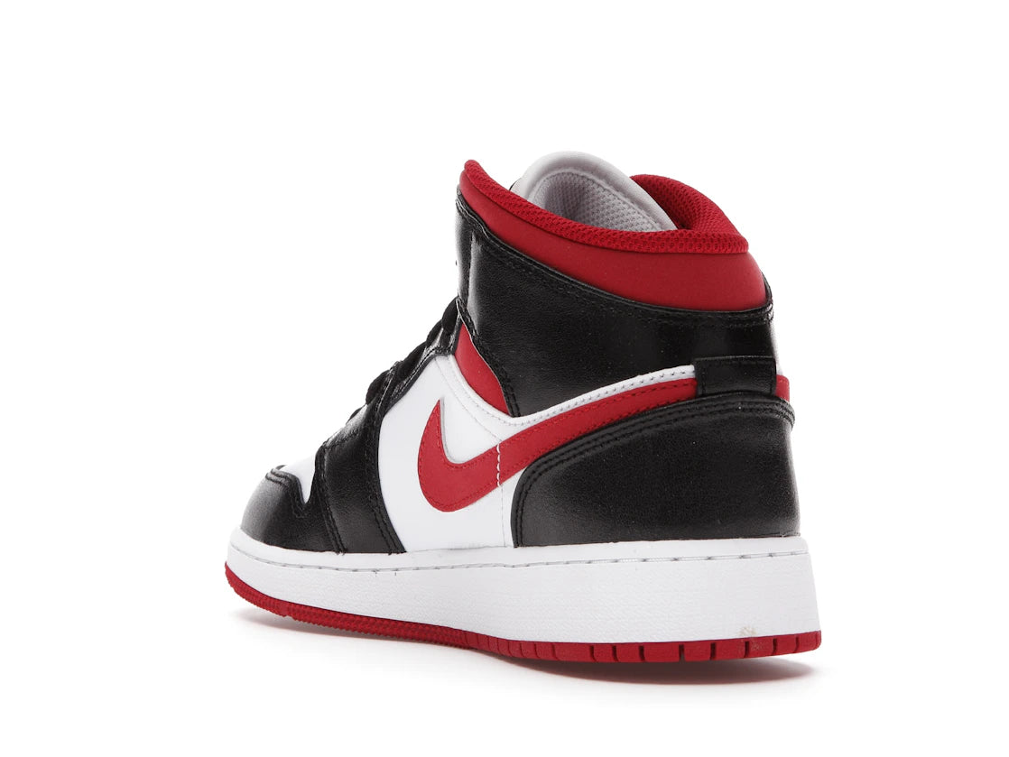 Jordan 1 Mid Gym Red Black White (GS) - vue secondaire B