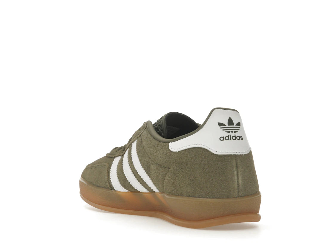 adidas Gazelle Indoor Olive Strata Cloud White Gum - vue secondaire B