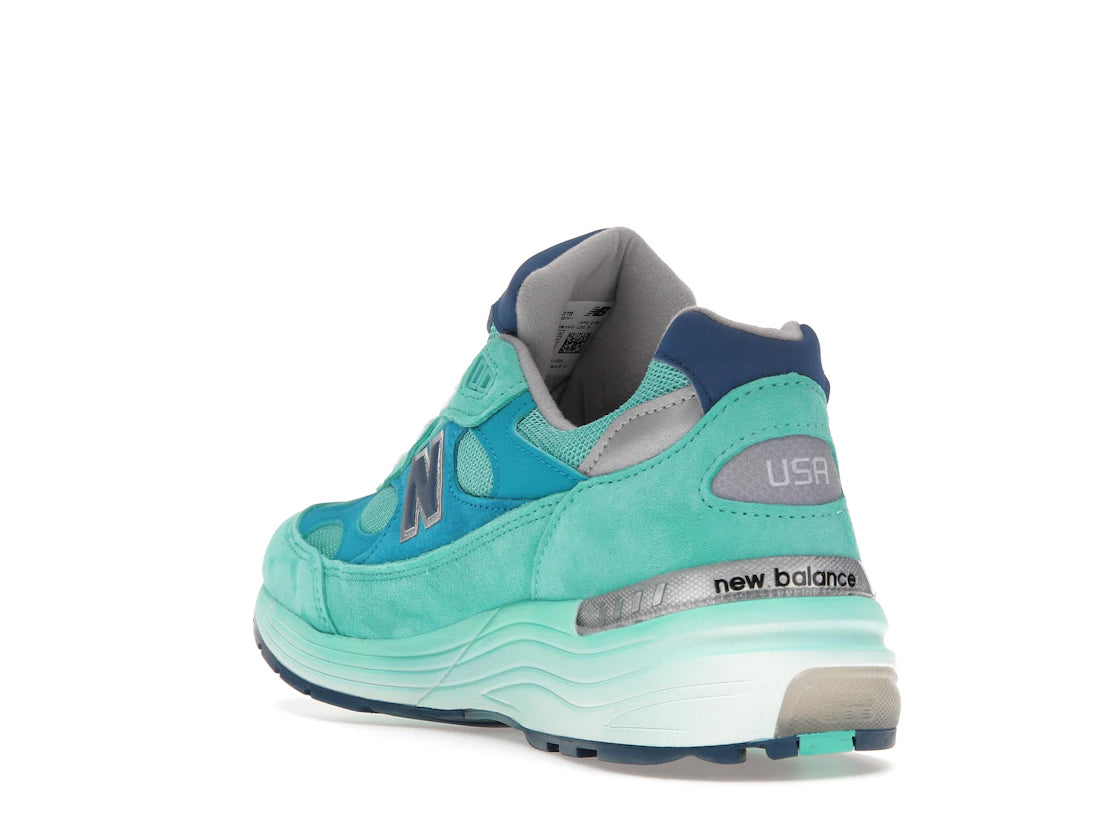 New Balance 992 MiUSA Blue Silver Metallic - vue secondaire B