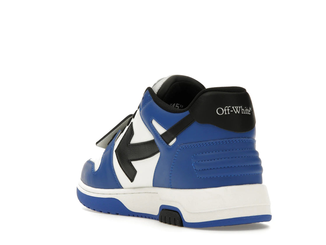 OFF-WHITE Out Of Office OOO Low Tops Navy Blue White Blue - vue secondaire B