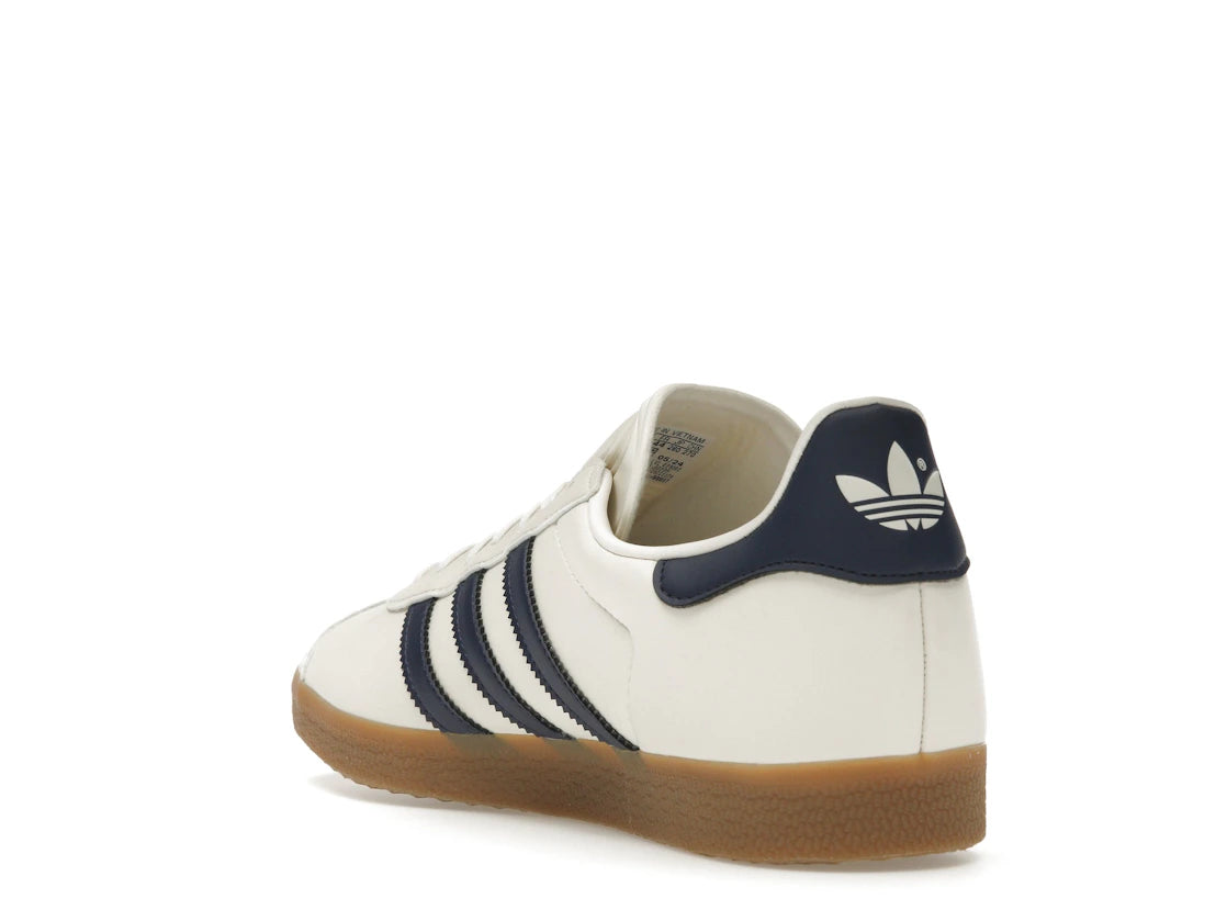 adidas Gazelle Cloud White Dark Blue - vue secondaire B