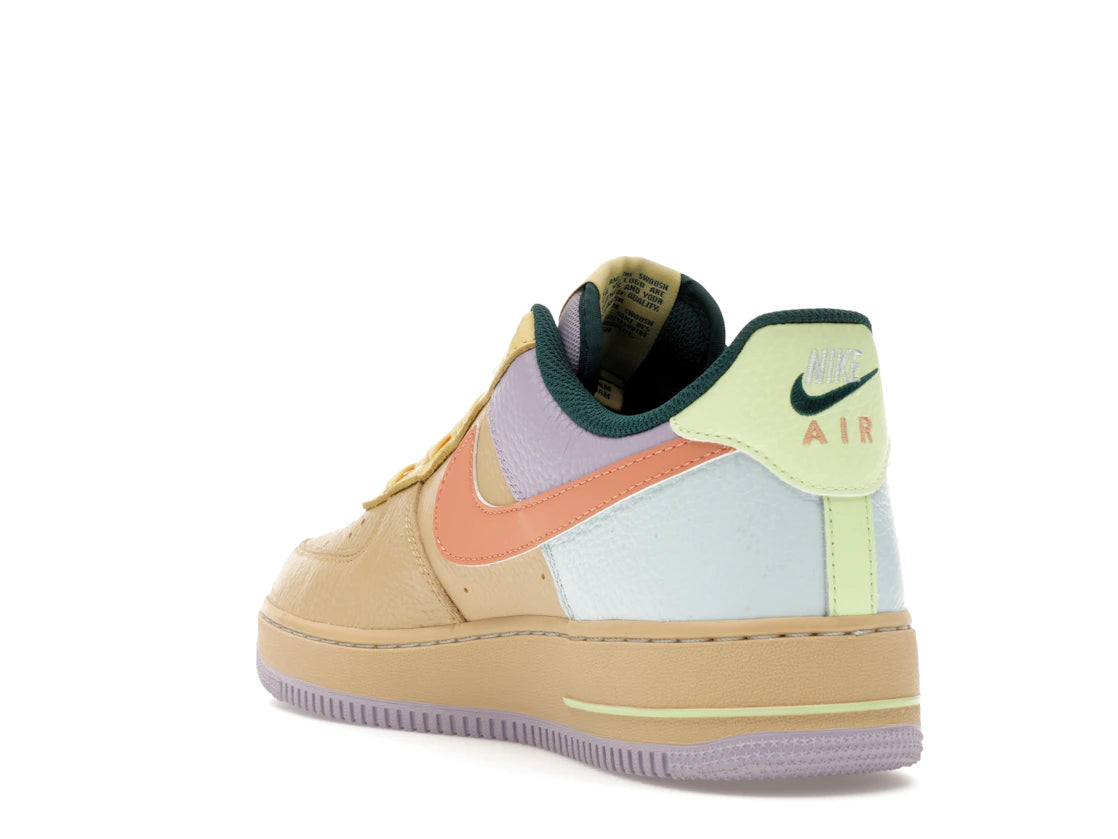 Nike Air Force 1 Low '07 Sesame Hydrangeas Soft Yellow Apricot Agate - vue secondaire B