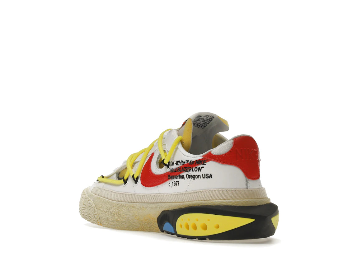 Nike Blazer Low Off-White University Red - vue secondaire B