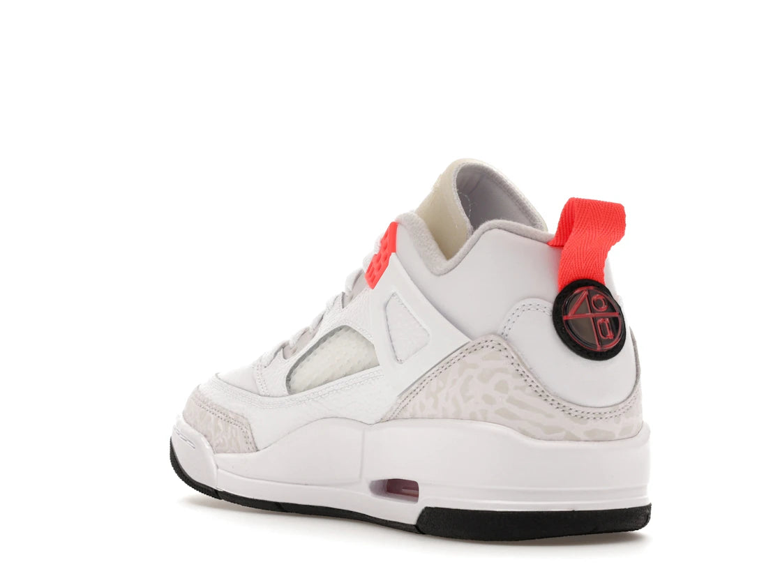 Jordan Spizike Low White Bright Crimson - vue secondaire B