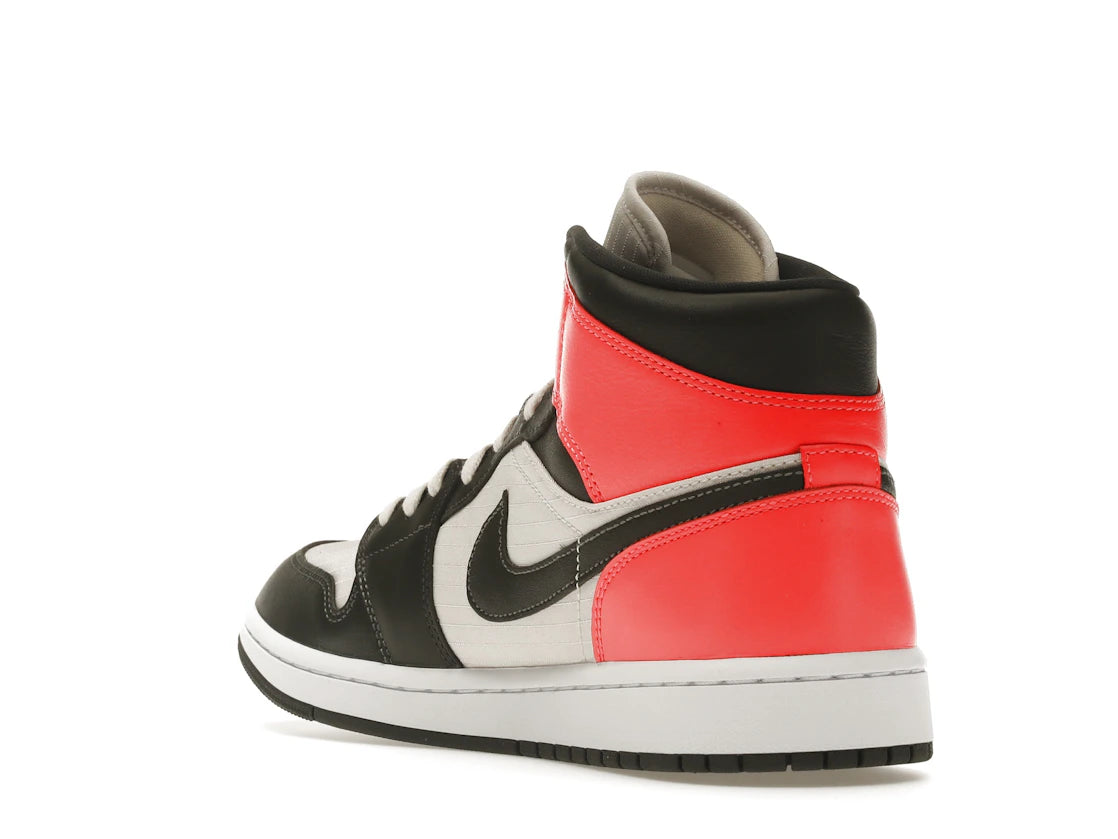 Jordan 1 Mid Newsprint Light Orewood Brown (Women's) - vue secondaire B