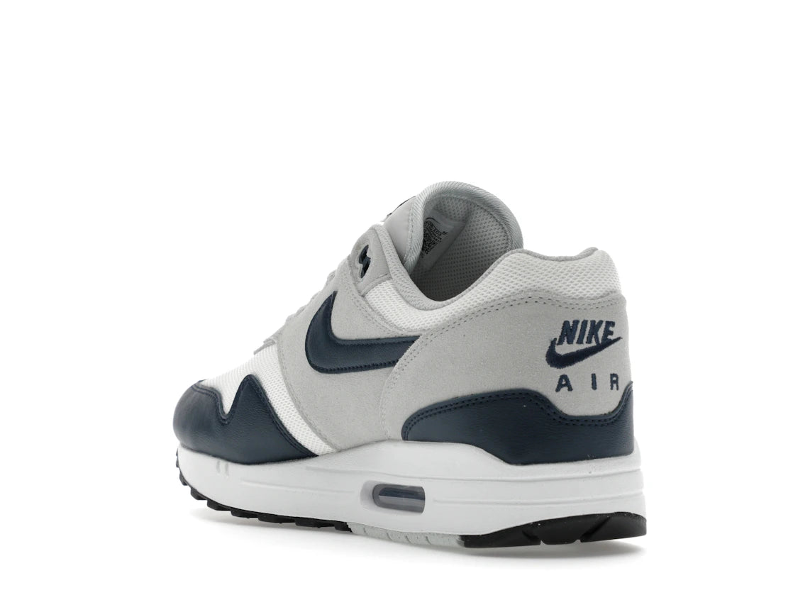 Nike Air Max 1 Essential Summit White Armory Navy - vue secondaire B