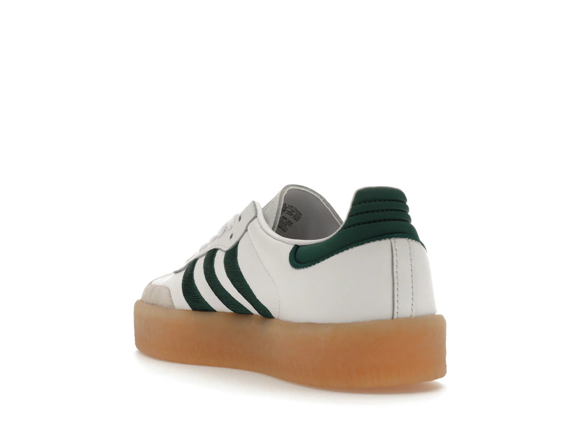 adidas Sambae White Collegiate Green Gum (Women's) - vue secondaire B