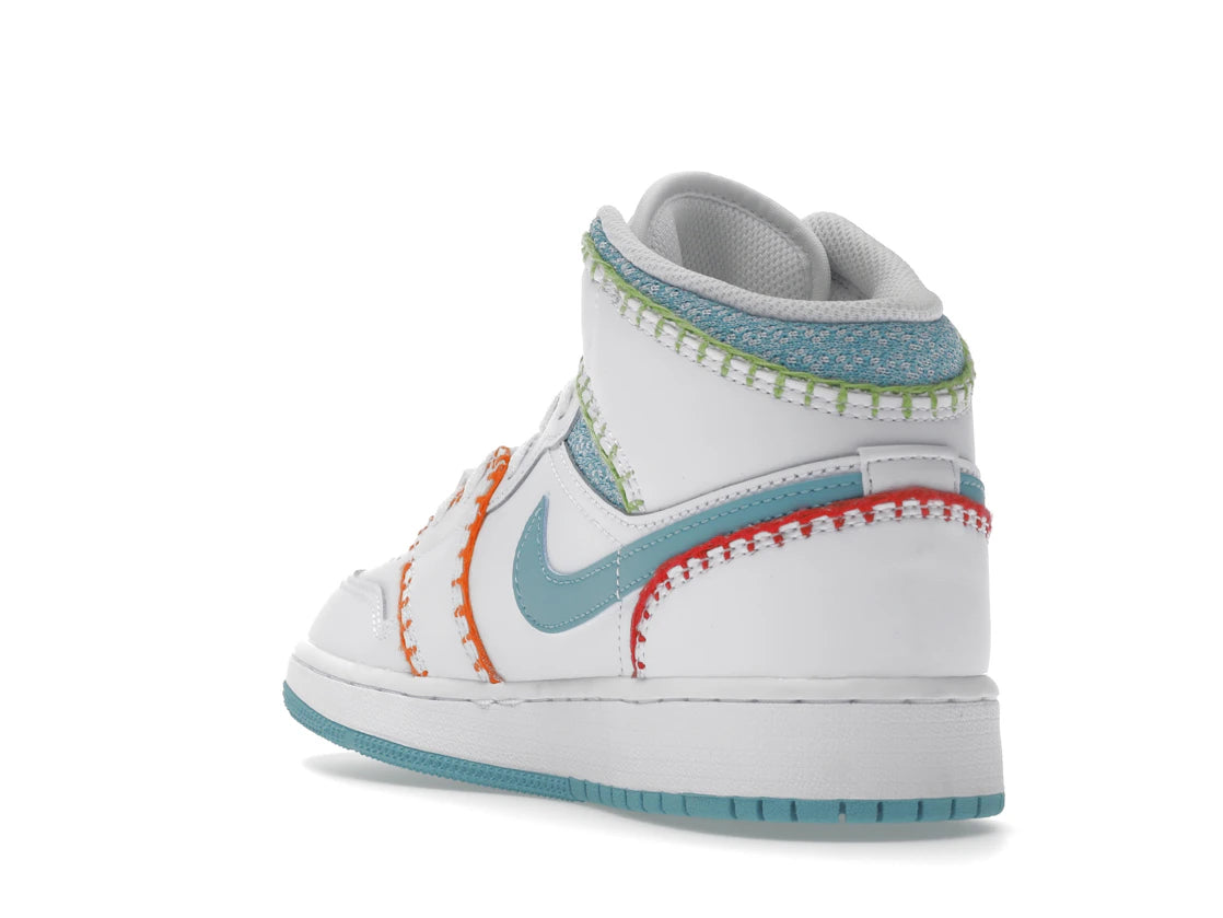 Jordan 1 Mid Multi Knit (GS) - vue secondaire B