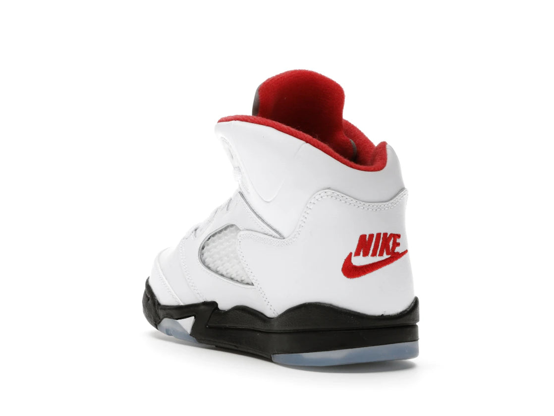 Jordan 5 Retro Fire Red Silver Tongue (2020) (PS) - vue secondaire B