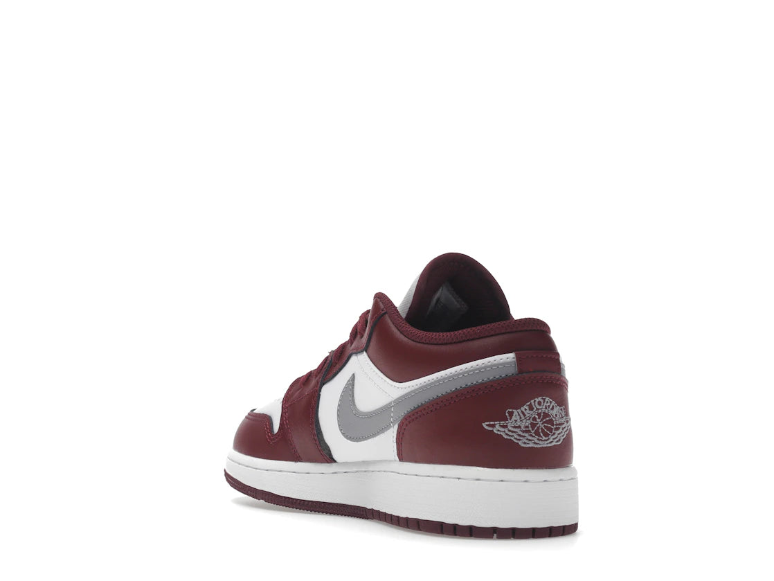 Jordan 1 Low Bordeaux (GS) - vue secondaire B