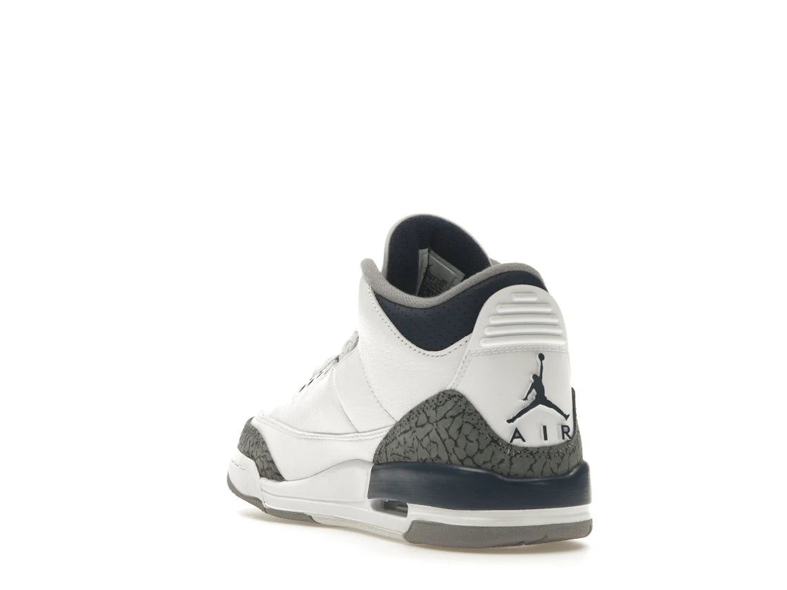 Jordan 3 Retro Midnight Navy (GS) - vue secondaire B