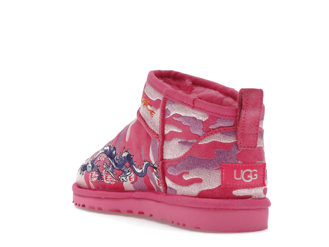 UGG Classic Ultra Mini Boot Palace Pink Camo - vue secondaire B