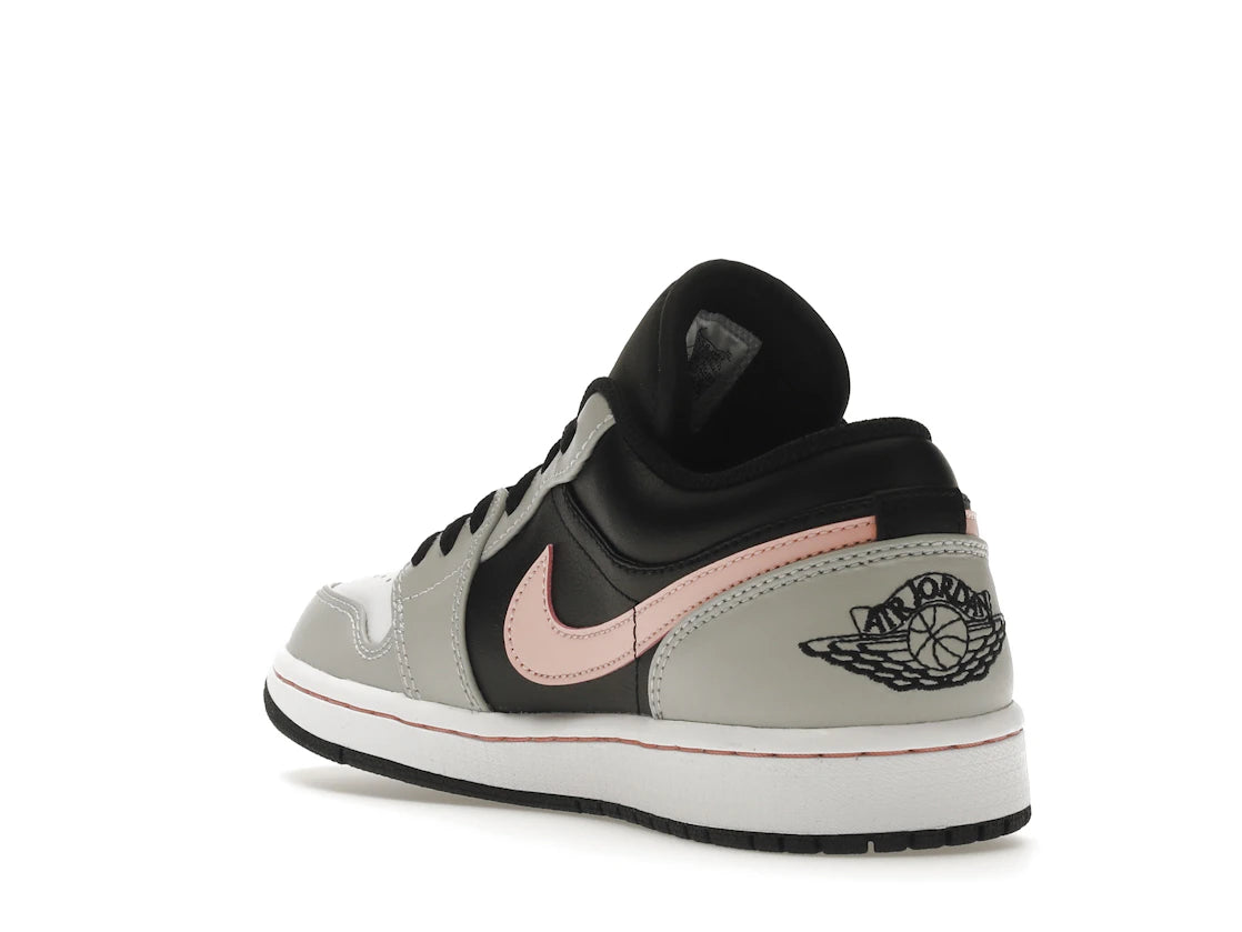 Jordan 1 Low Schwarz Grau Rosa - vue secondaire B
