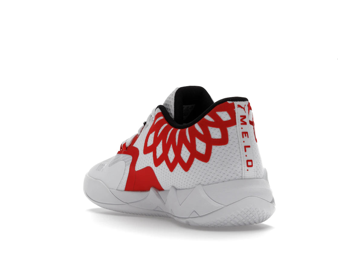 Puma LaMelo Ball MB.01 Lo Team Colors White High Risk Red - vue secondaire B