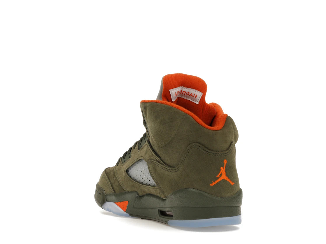 Jordan 5 Retro Olive (2024) (GS) - vue secondaire B