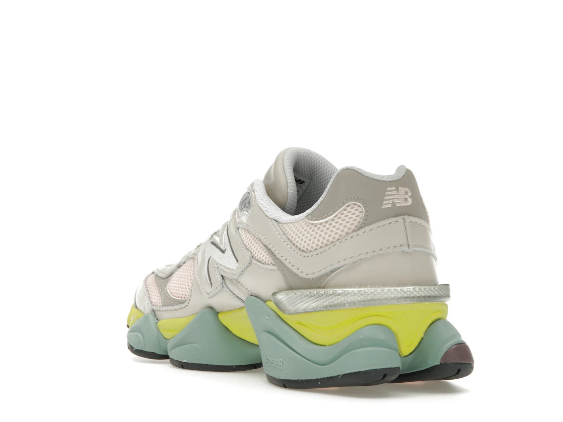 New Balance 9060 Moonbeam Vintage Rose Lime - vue secondaire B