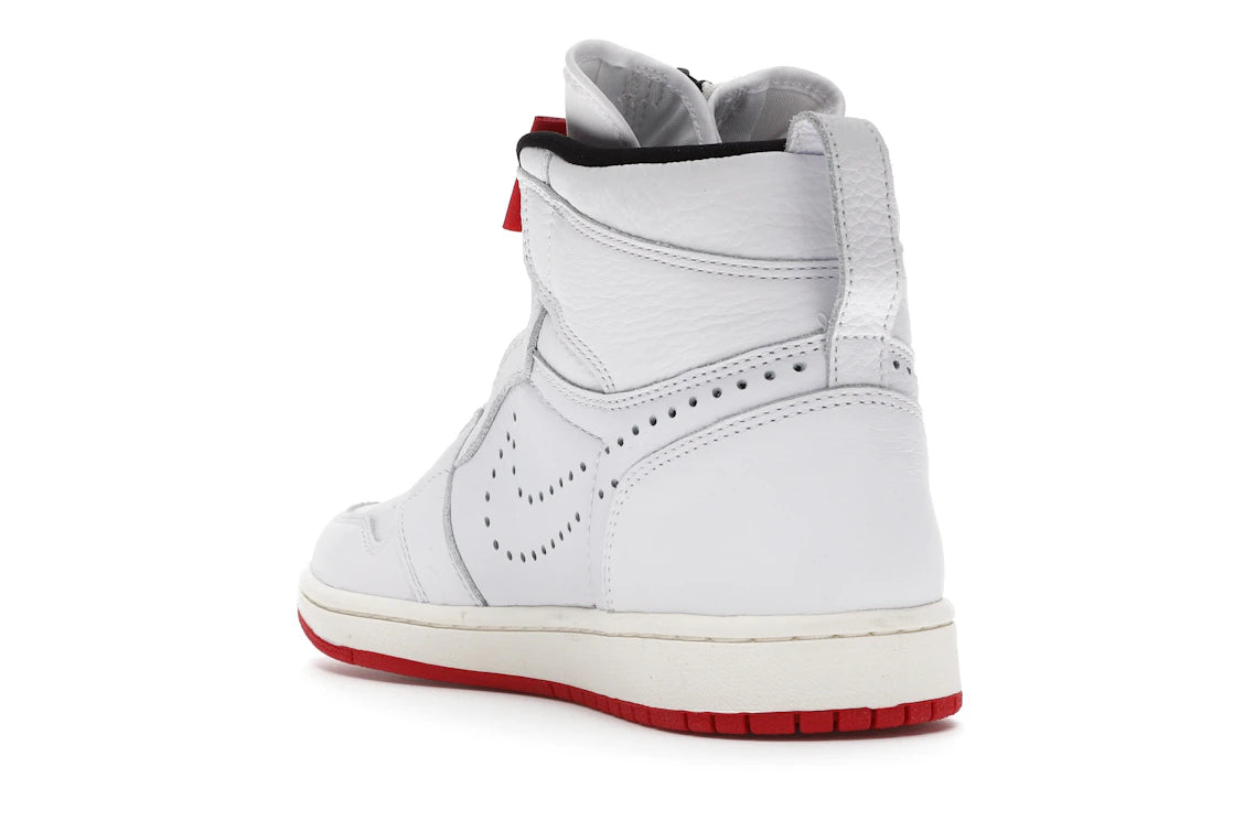 Jordan 1 Retro High Zip White University Red - vue secondaire B