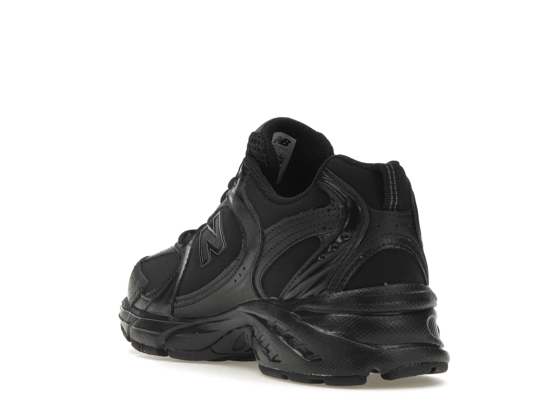 New Balance 530 Triple Black Leder - vue secondaire B