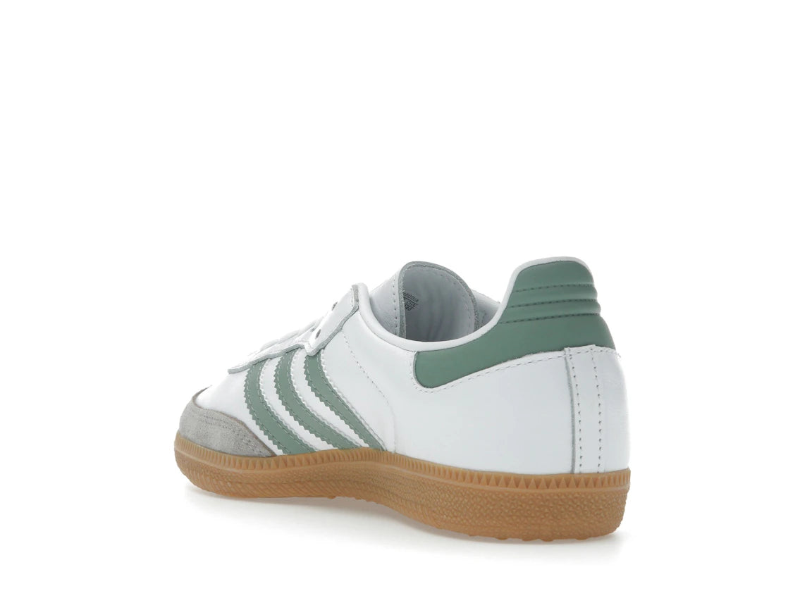 adidas Samba OG Cloud White Silver Green (GS) - vue secondaire B