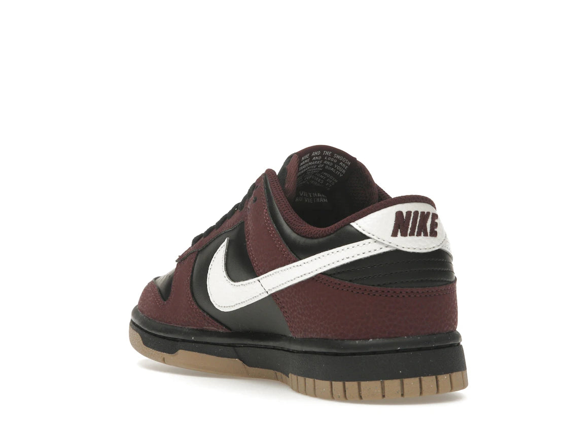 Nike Dunk Low Next Nature Burgundy Crush Black (Women's) - vue secondaire B