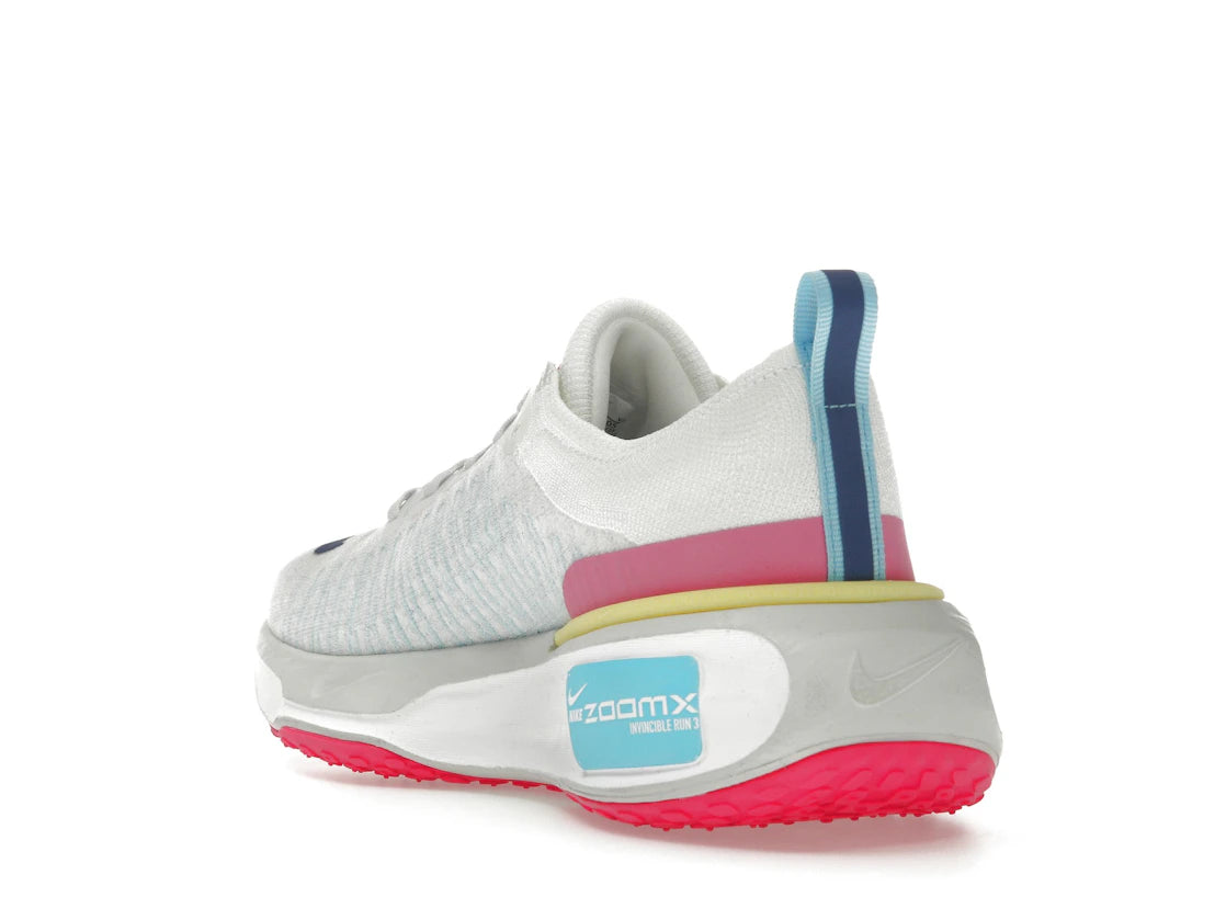 Nike ZoomX Invincible Run 3 White Deep Royal Fierce Pink - vue secondaire B
