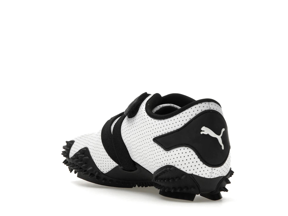 Puma Mostro Perforated Leather White Black - vue secondaire B