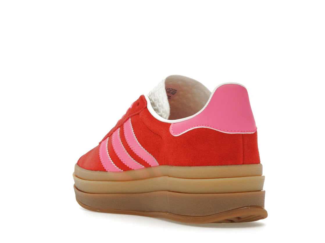 adidas Gazelle Bold Collegiate Red Lucid Pink (Women's) - vue secondaire B