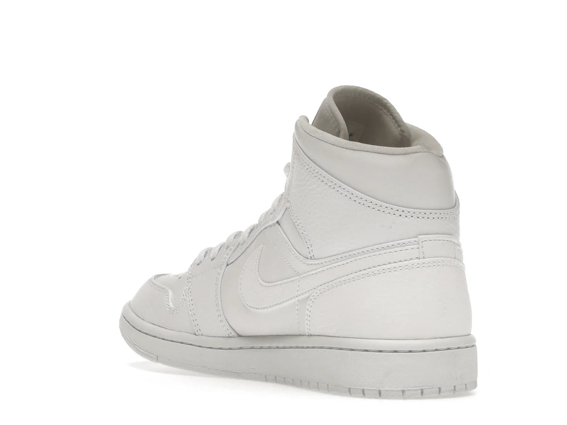 Jordan 1 Mid Triple White 2.0 (2020) - vue secondaire B