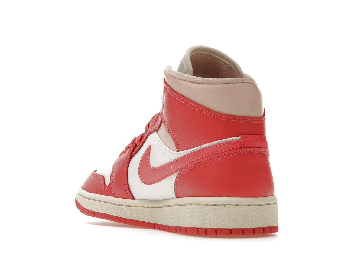 Jordan 1 Mid Strawberries and Cream (Women's) - vue secondaire B