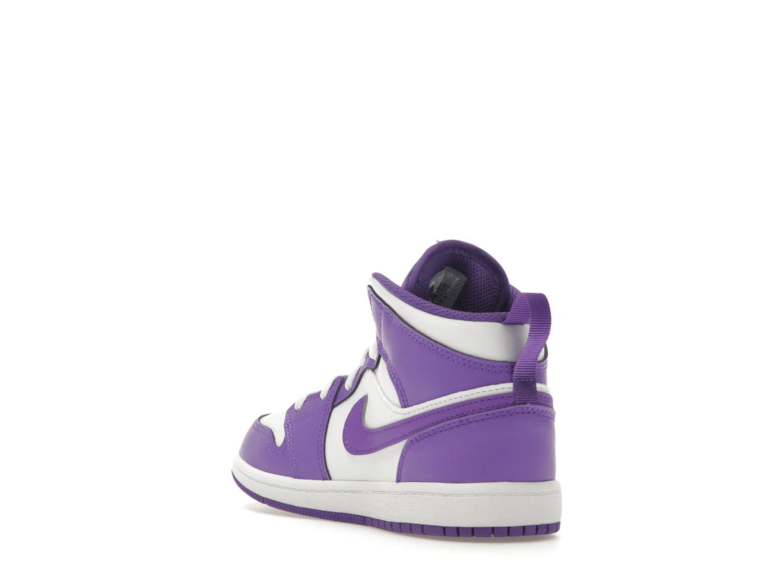 Jordan 1 Mid Purple Venom (PS) - vue secondaire B