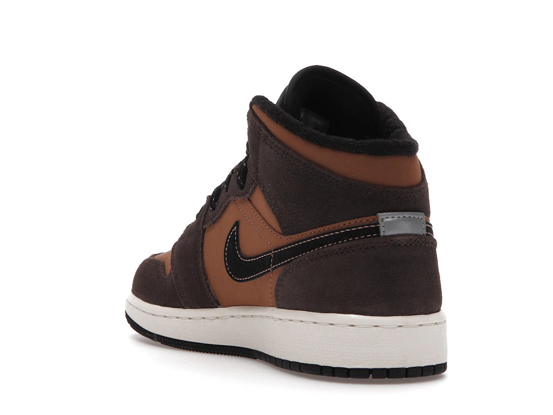 Jordan 1 Mid SE Dark Chocolate (GS) - vue secondaire B