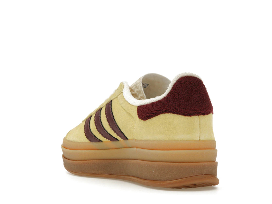adidas Gazelle Bold Almost Yellow Maroon (Damen) - vue secondaire B