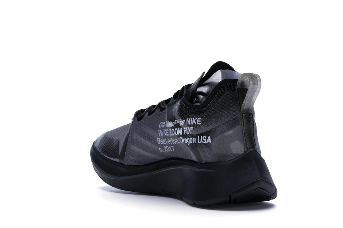 Nike Zoom Fly Off-White Black Silver - vue secondaire B