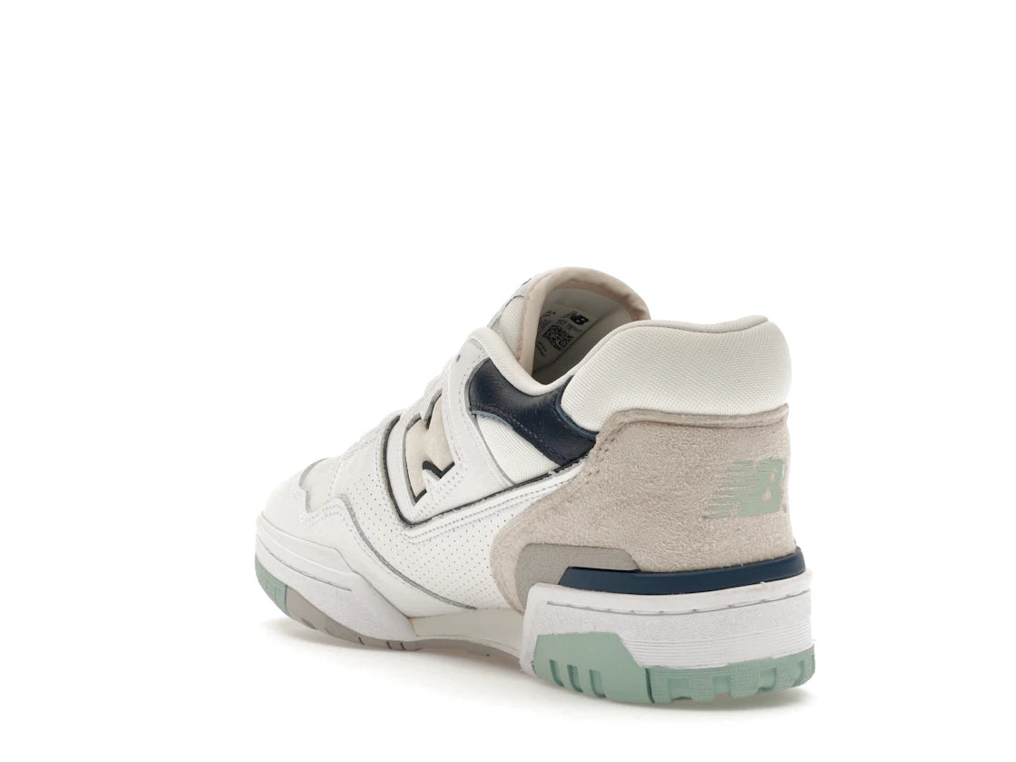 New Balance 550 White Winter Fog Navy - vue secondaire B