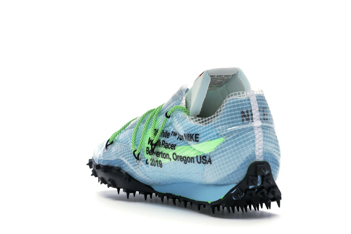 Nike Waffle Racer Off-White Vivid Sky (Women's) - vue secondaire B