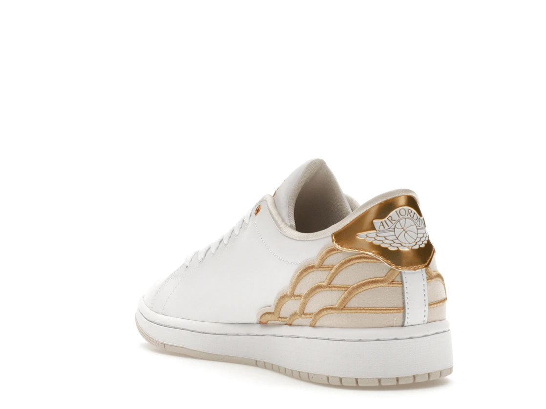 Jordan 1 Center Court Weiß Gold - vue secondaire B