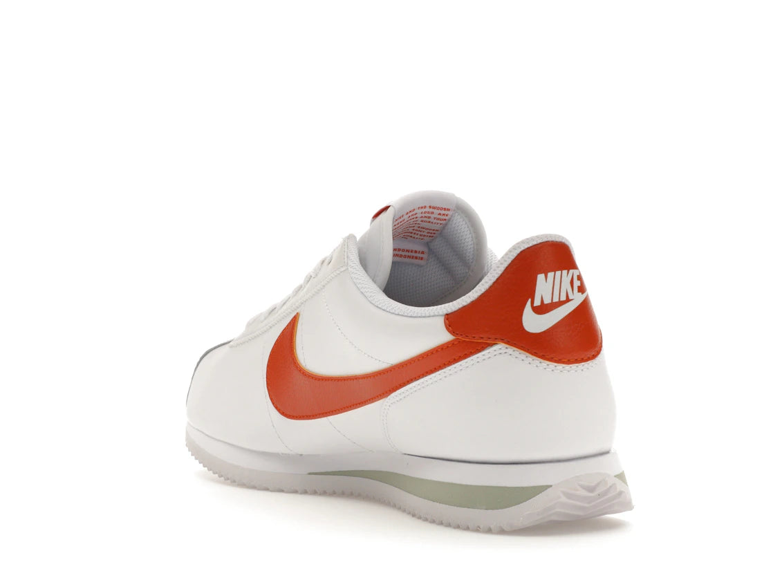 Nike Cortez White Campfire Orange - vue secondaire B