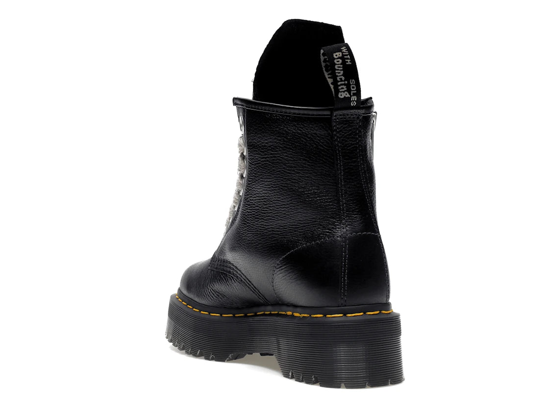Dr. Martens 1460 Quad Leder-Plateau-Stiefel von Rick Owens - vue secondaire B