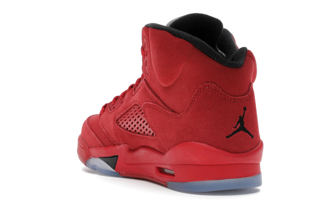 Jordan 5 Retro Red Suede (GS) - vue secondaire B