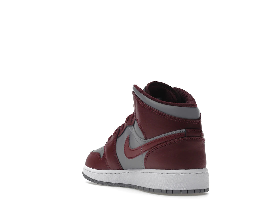Jordan 1 Mid Cherrywood Red (GS) - vue secondaire B