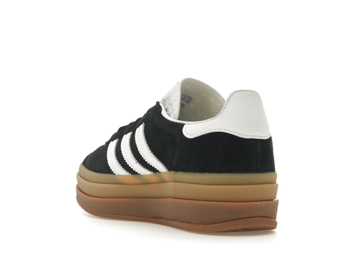 adidas Gazelle Bold Schwarz Weiß Gummi (Damen) - vue secondaire B