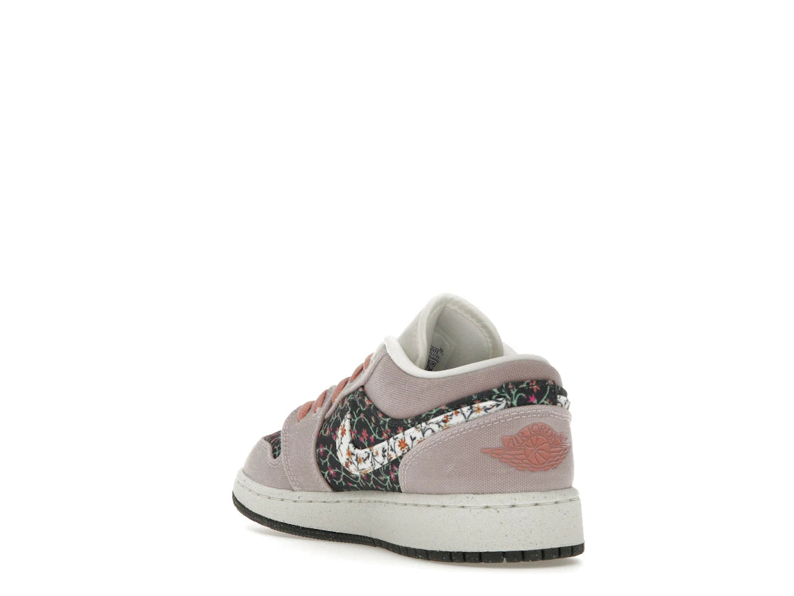 Jordan 1 Low SE Floral (GS) - vue secondaire B