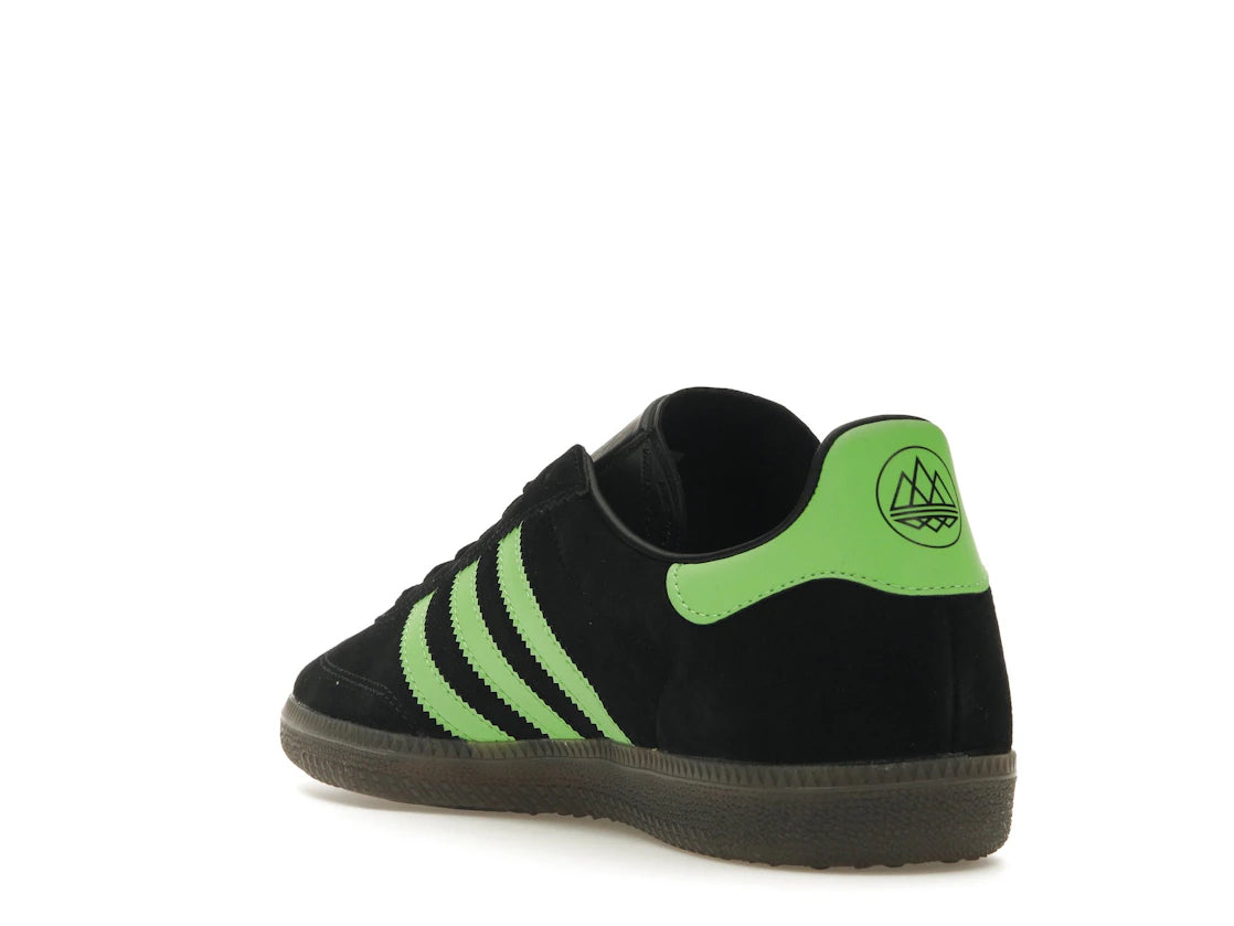 adidas Samba Deco SPZL Schwarz Lucid Lime - vue secondaire B