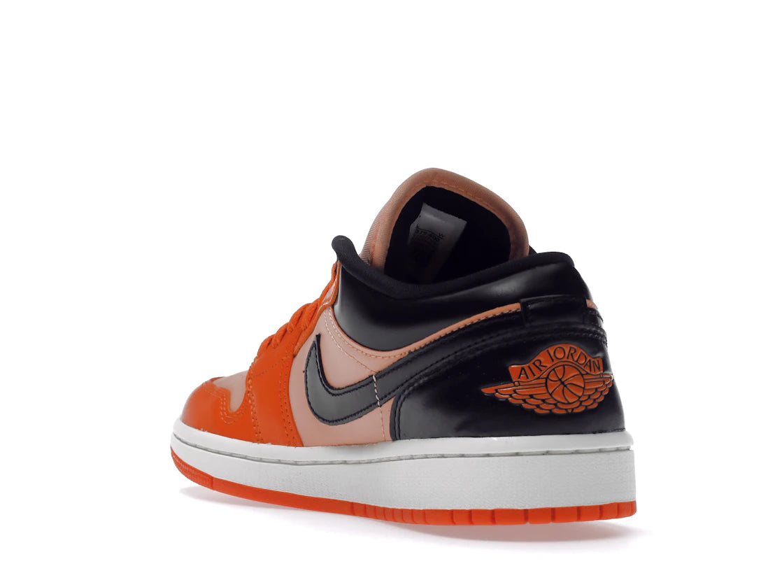 Jordan 1 Low Orange Black (Women's) - vue secondaire B