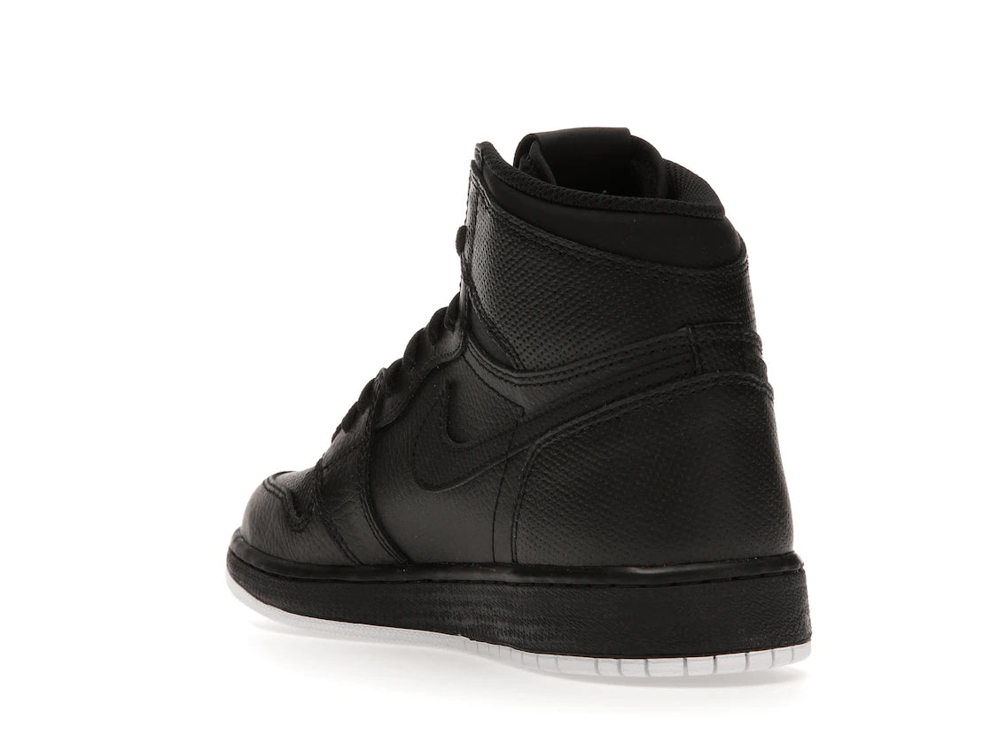 Jordan 1 Retro High Black Perforated (GS) - vue secondaire B