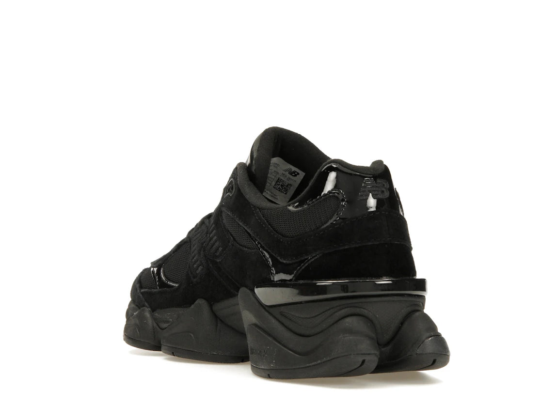 New Balance 9060 Triple Black Patent - vue secondaire B