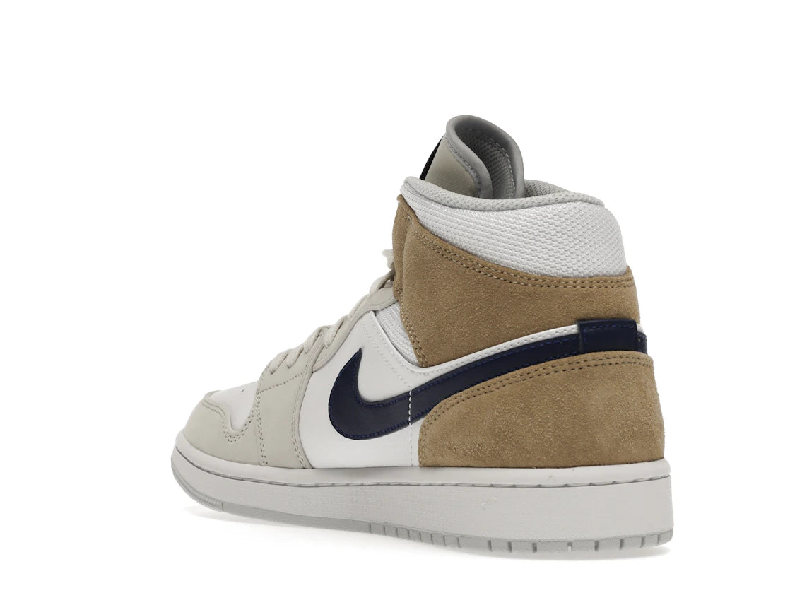 Jordan 1 Mid Tan Suede - vue secondaire B