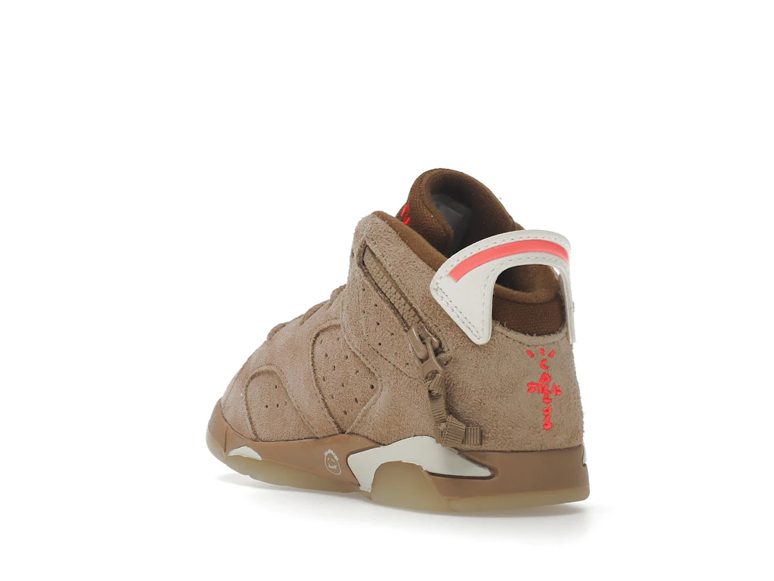 Jordan 6 Retro Travis Scott British Khaki (TD) - vue secondaire B