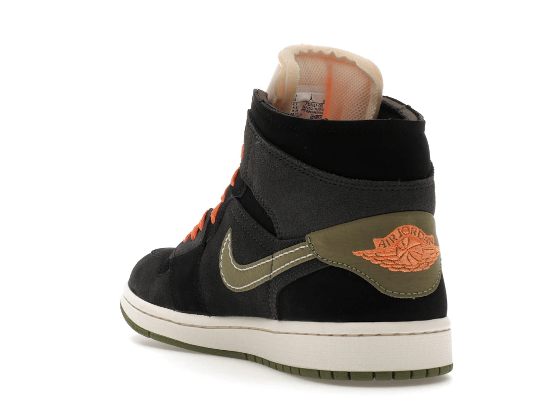Jordan 1 Mid SE Craft Anthracite Light Olive - vue secondaire B
