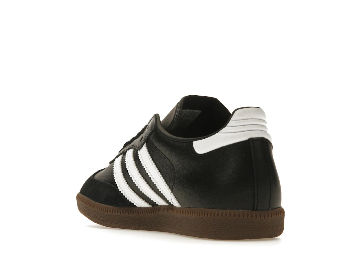 adidas Samba Leder Schwarz Weiß - vue secondaire B